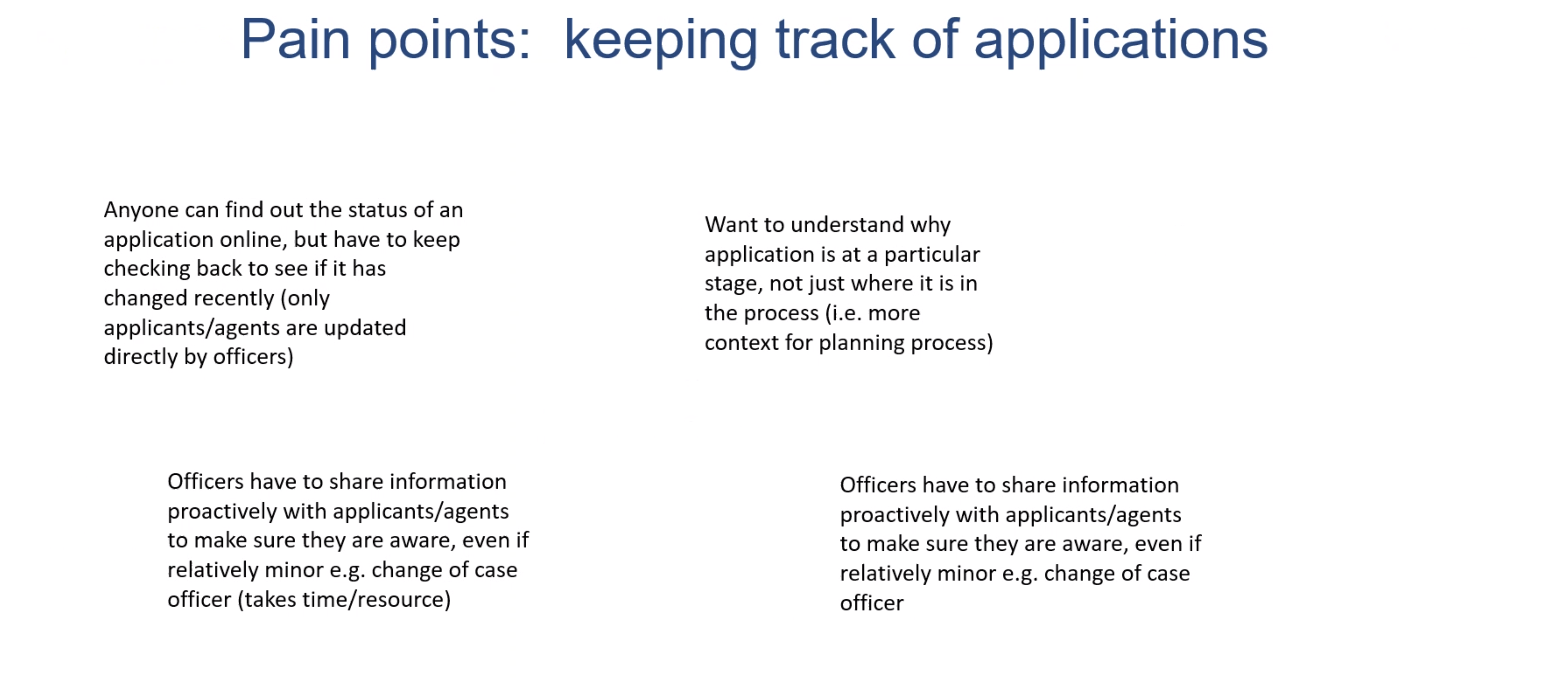 Pain points with the old register